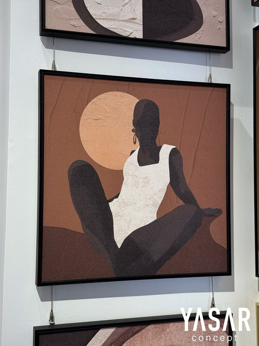 Zerelle Soyut Kadın Tablo