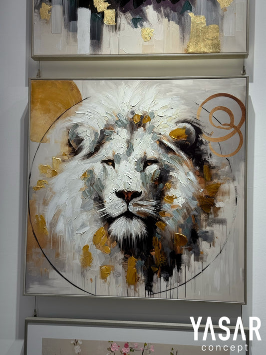 Aslan Yağlı Boya Tablo