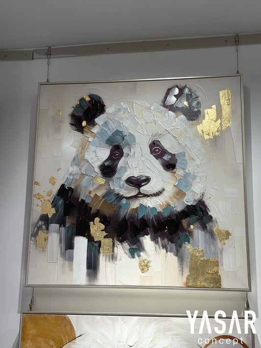 Panda Yağlı Boya Tablo