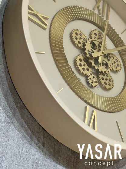 Cremonox Metal Çarklı Duvar Saati 50 Cm