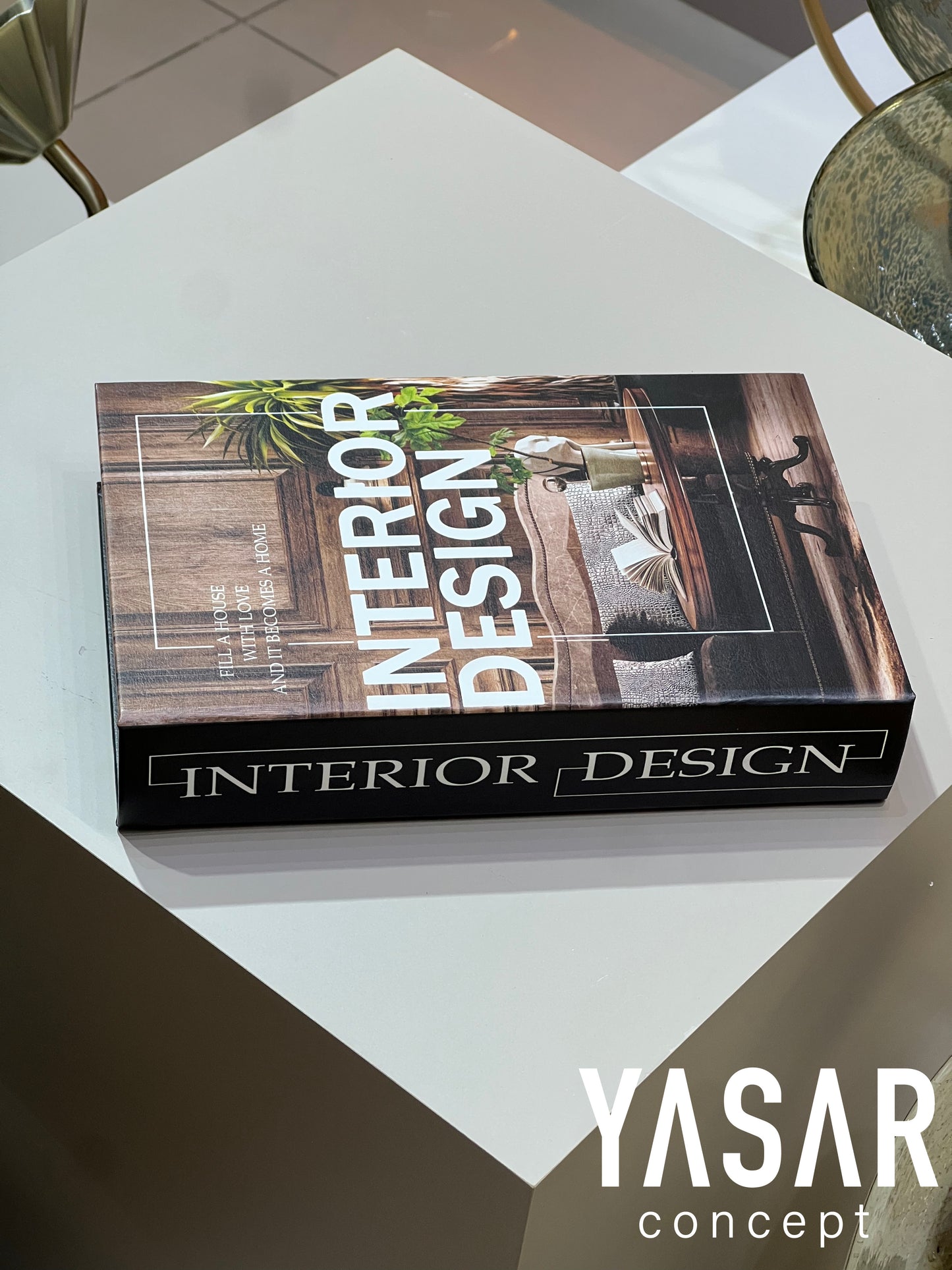İnterior Design Kitap Kutu 16x25 Cm