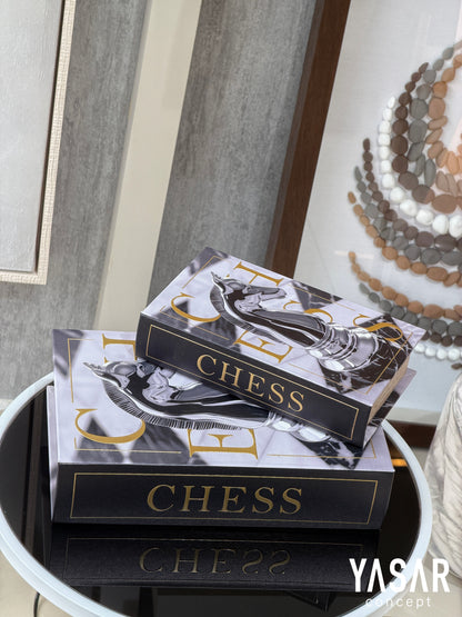 Checkmate Dekoratif Kitap Kutu Set