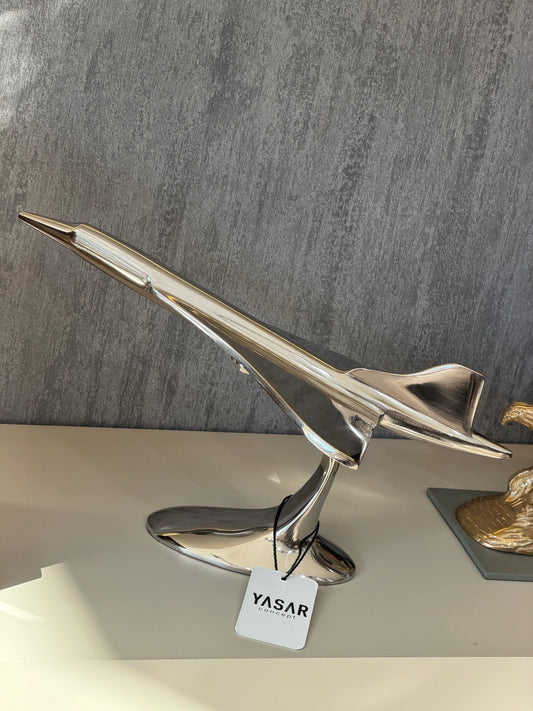Concorde Metal Uçak Gümüş