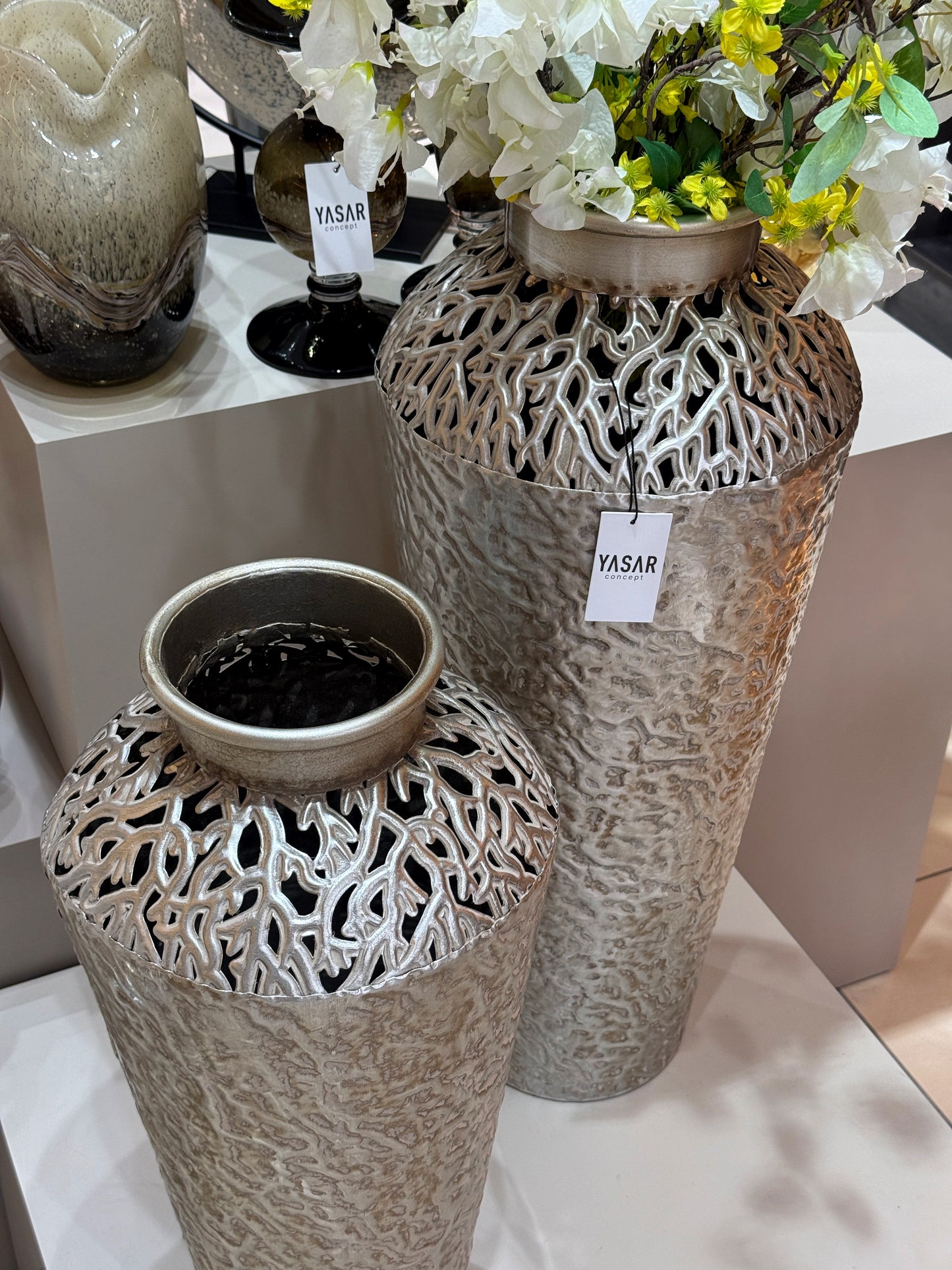 Arvenna Metal Yer Vazosu Set