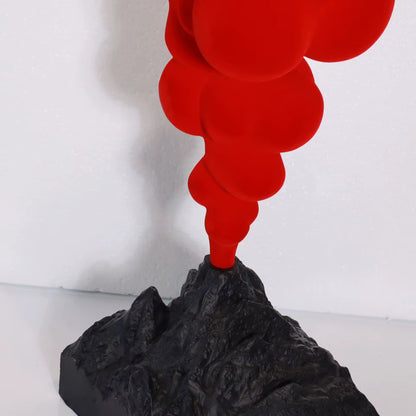 Flok Dekoratif Soyut Volkan Obje