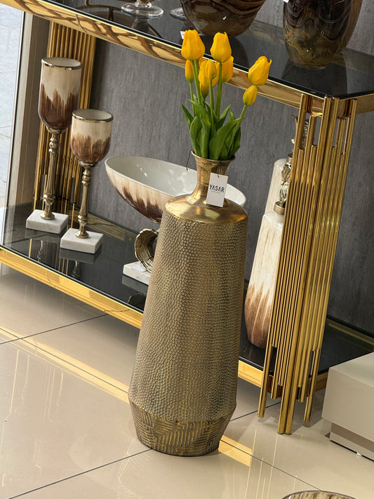 Allegory Metal Yer Vazosu 24x66 Cm