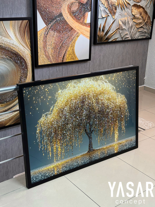 Boisclair Kristal Epoksi Taşlı Reçine Tablo 85x125 Cm