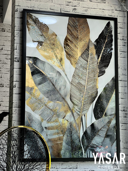 Eternal Foliage Kristal Epoksi Taşlı Reçine Tablo