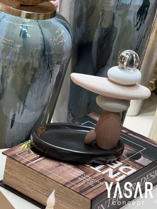 Stone Dekoratif Soyut Obje Anahtarlık