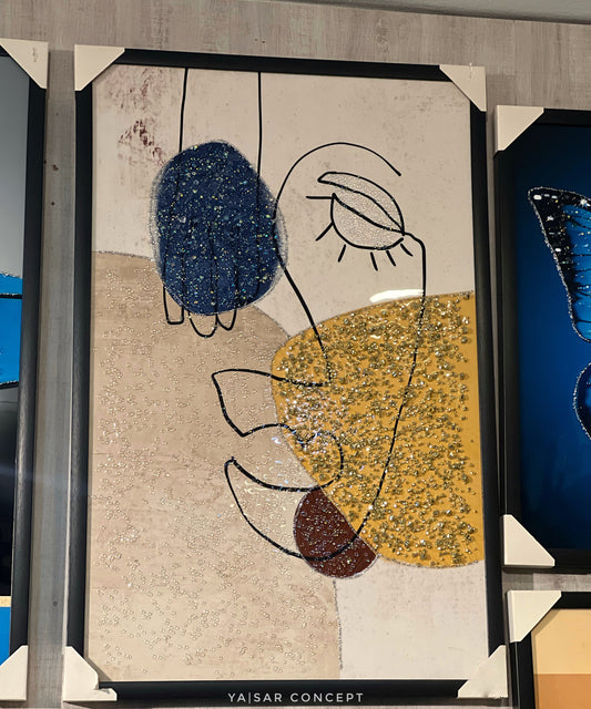 Abstract Woman Reçine Tablo