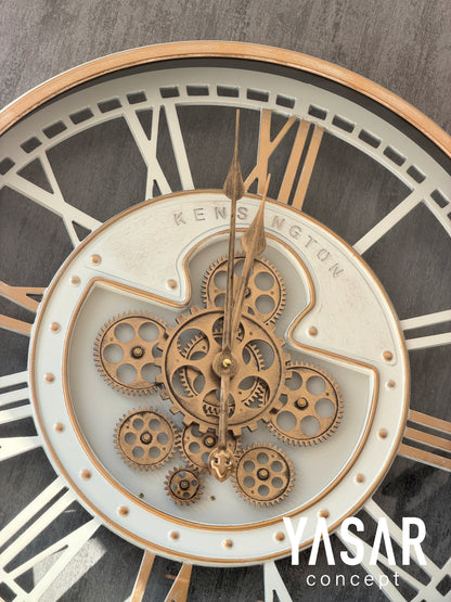 Clocksmith Metal Çarklı Duvar Saati 60 Cm