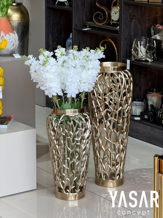 Imperial Metal Yer Vazosu Büyük Boy 66 Cm