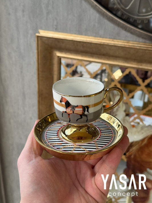 Cavallo Porselen Kahve Fincanı Takımı 2'Li