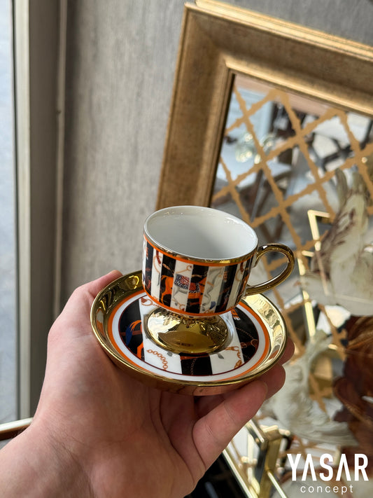 Equestro Porselen Kahve Fincanı Takımı 2'Li