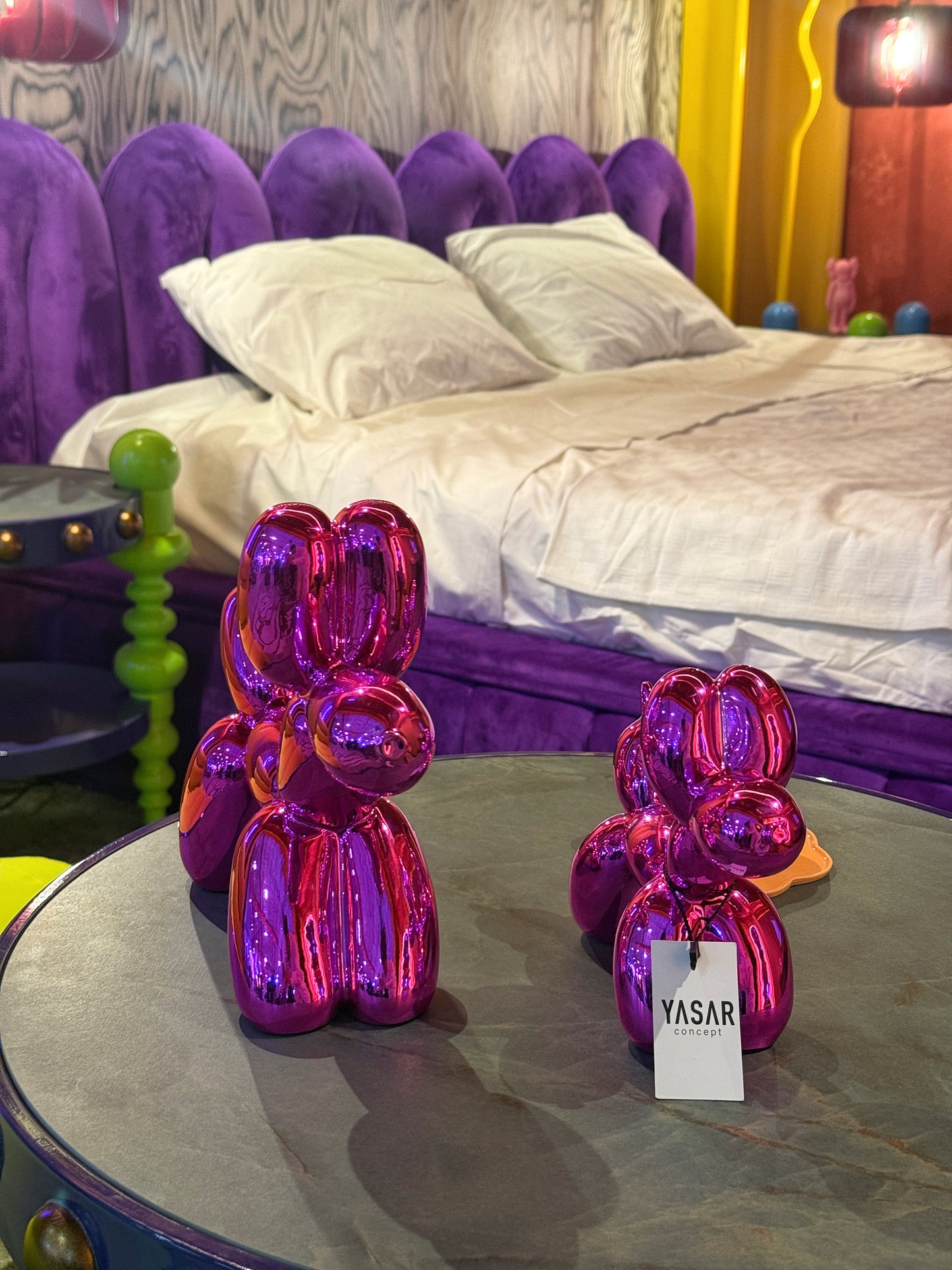 Balldog Balon Köpek Pembe Set