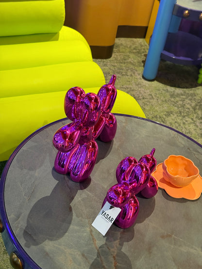 Balldog Balon Köpek Pembe Set