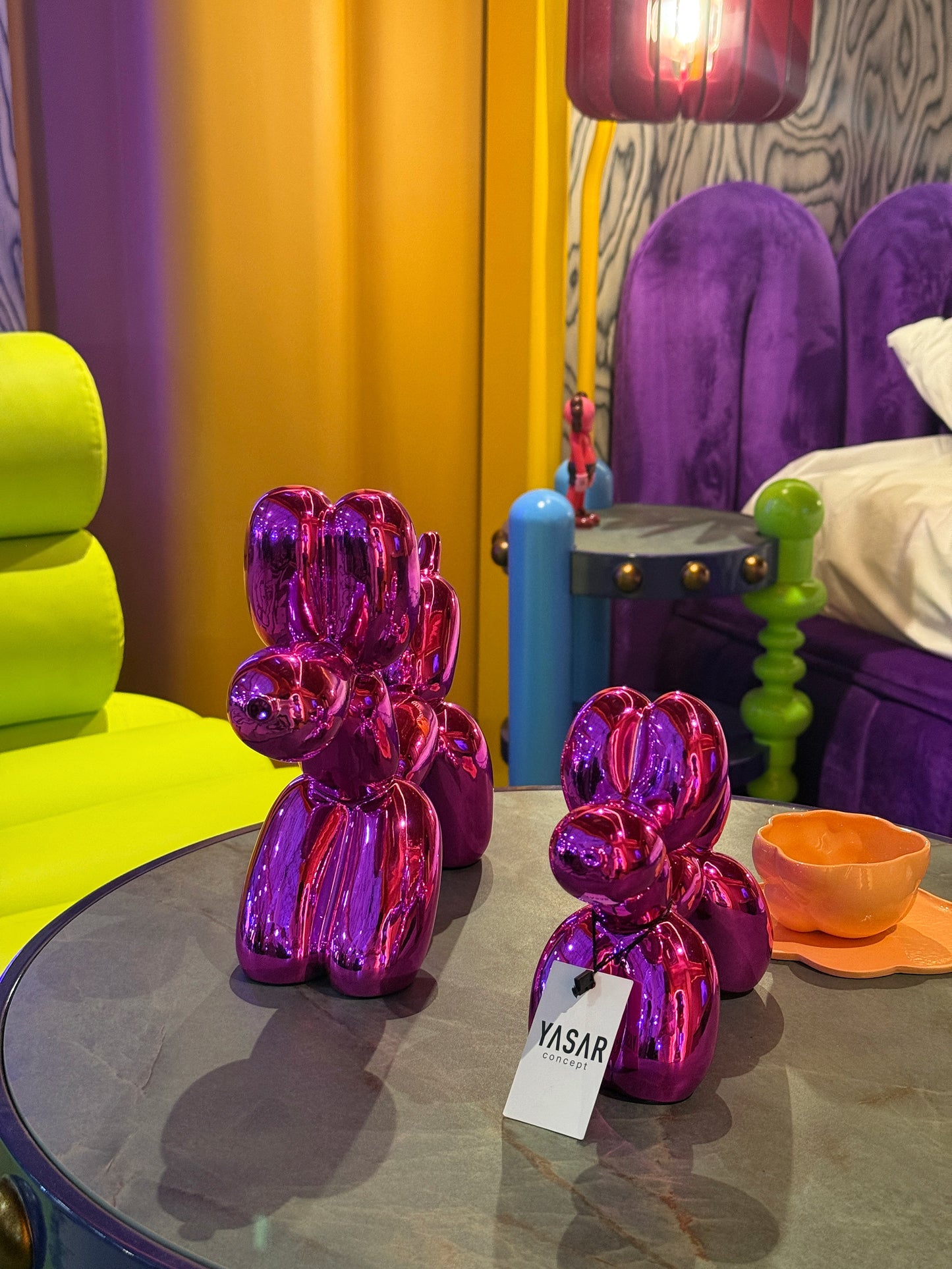 Balldog Balon Köpek Pembe Set