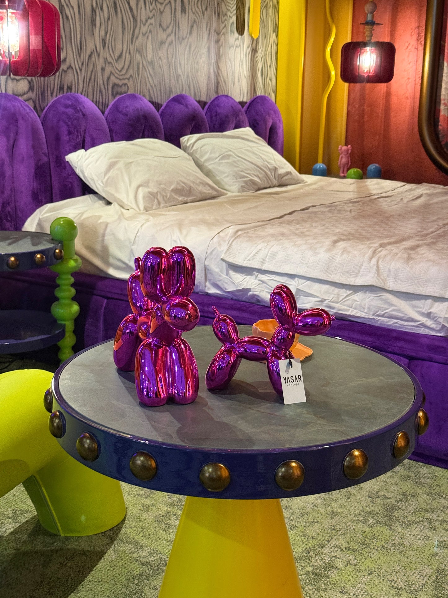 Balldog Balon Köpek Pembe Set