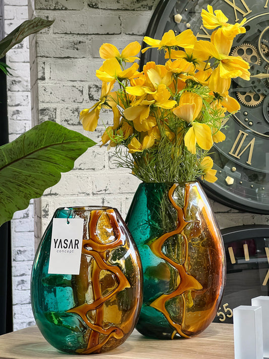 2'Li Vasella Cam Vazo