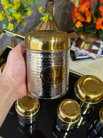 Inoxia Paslanmaz Çelik Baharatlık Takımı Gümüş Gold