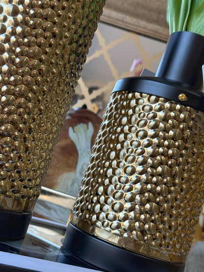 Velours Metal Vazo Set