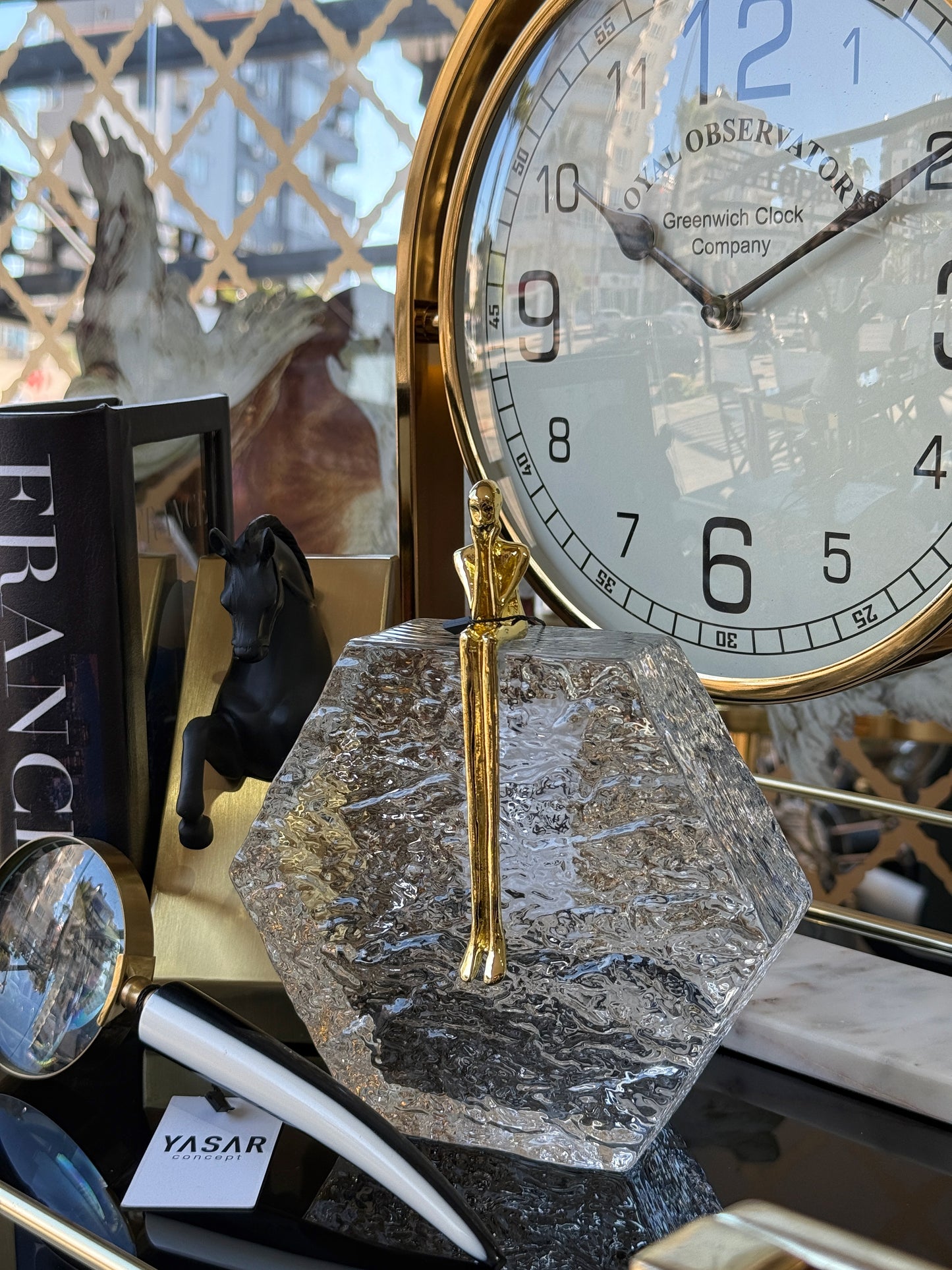 Prismmuse Kristal Soyut Adam Obje 17x20 Cm