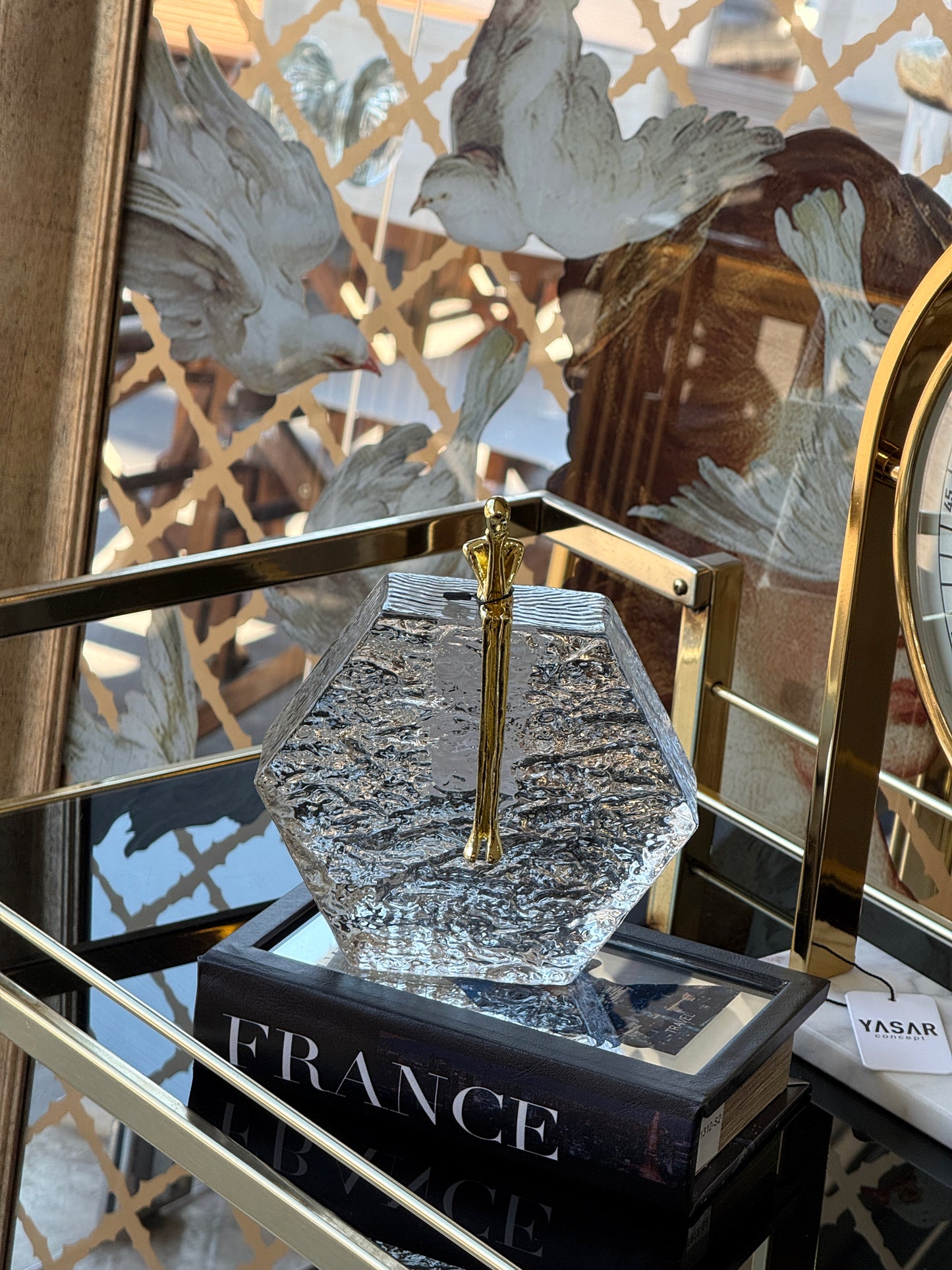 Prismmuse Kristal Soyut Adam Obje 17x20 Cm