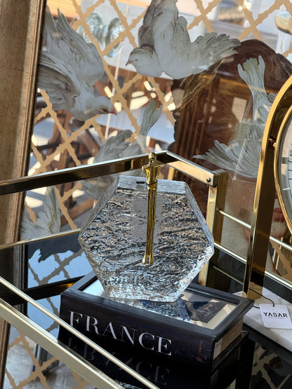 Prismmuse Kristal Soyut Adam Obje 17x20 Cm