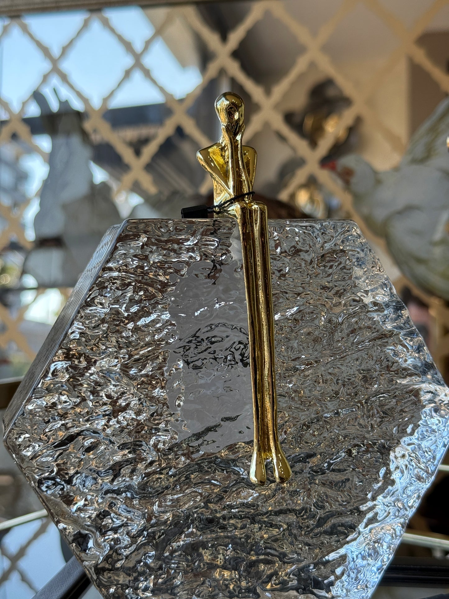 Prismmuse Kristal Soyut Adam Obje 17x20 Cm