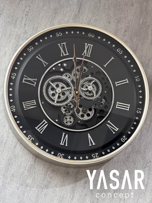 Tempora Metal Çarklı Duvar Saati 46 Cm