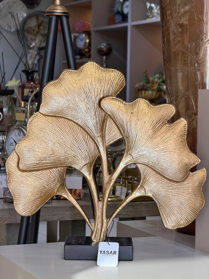 Botanica Metal Ginkgo Obje Gold