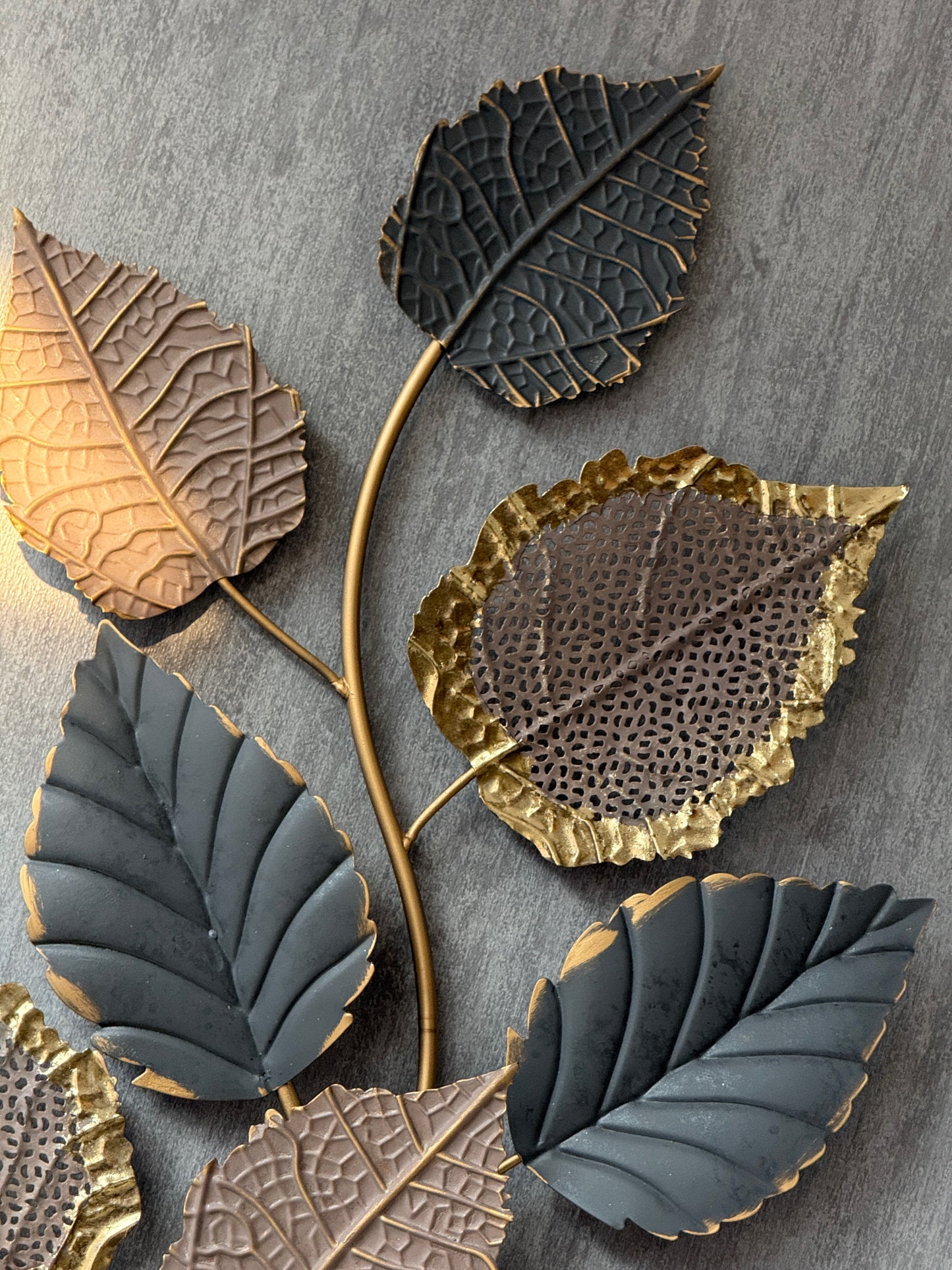 Zerafolia Metal Duvar Panosu Sütlü Kahve Antrasit 48x90 Cm