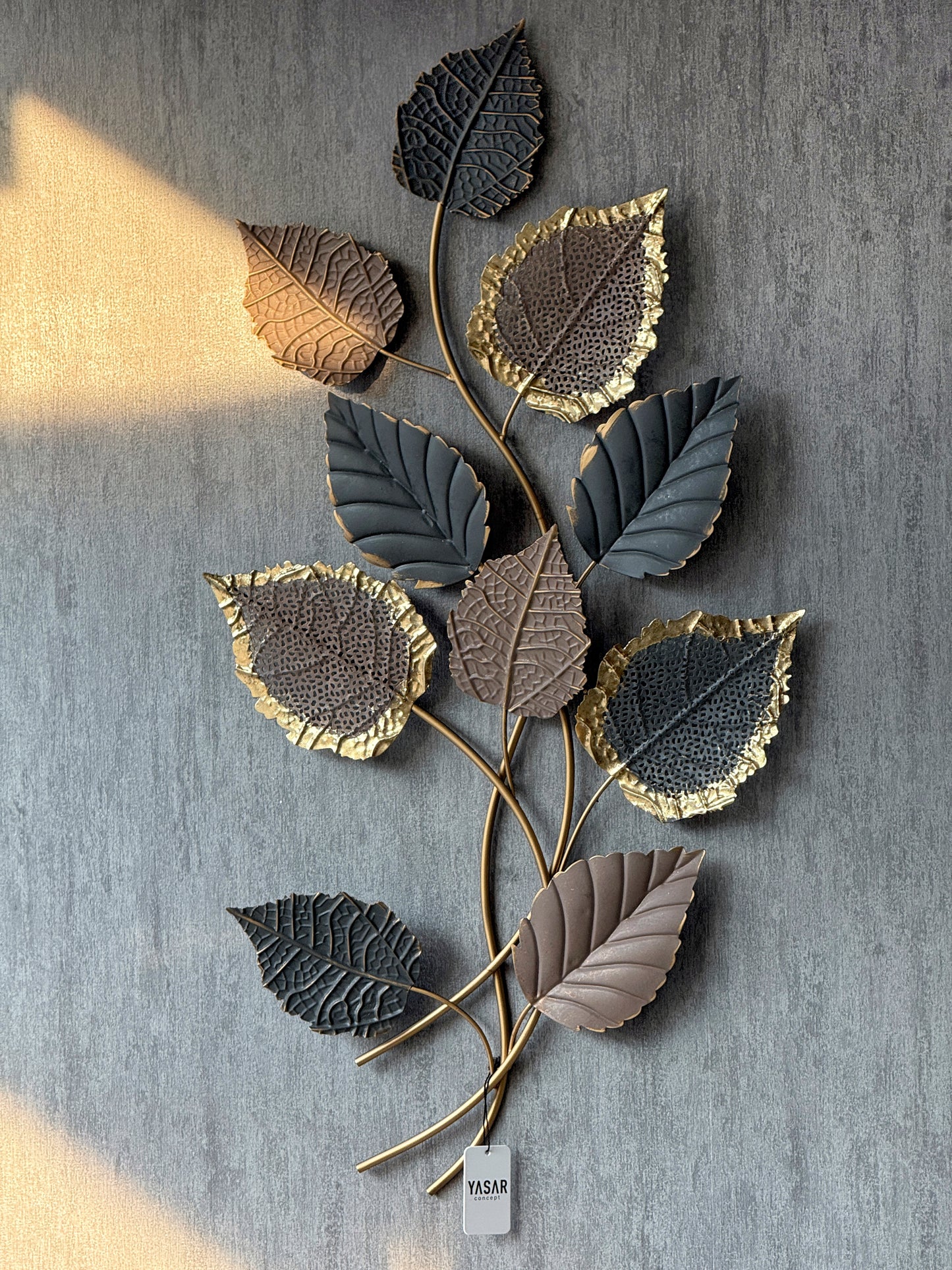 Zerafolia Metal Duvar Panosu Sütlü Kahve Antrasit 48x90 Cm