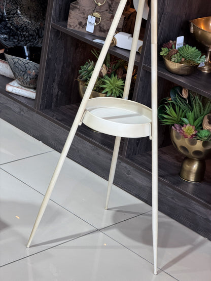 Longitude Dünya Haritalı Metal Çarklı Tripod Ayaklı Saat
