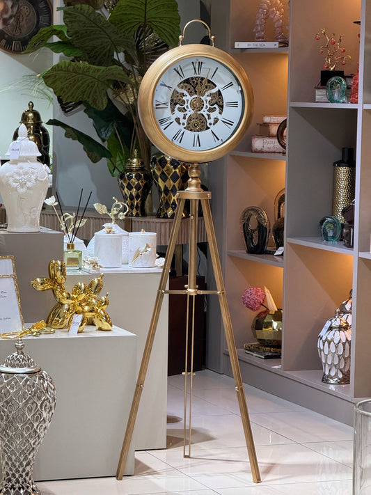 Monarque Metal Çarklı Tripod Ayaklı Saat