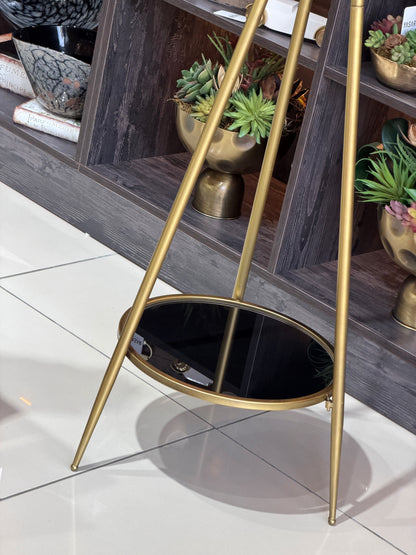 Langford Metal Çarklı Tripod Ayaklı Saat