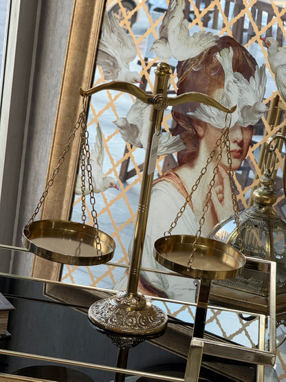 Justitia Adalet Terazisi 25x46 Cm