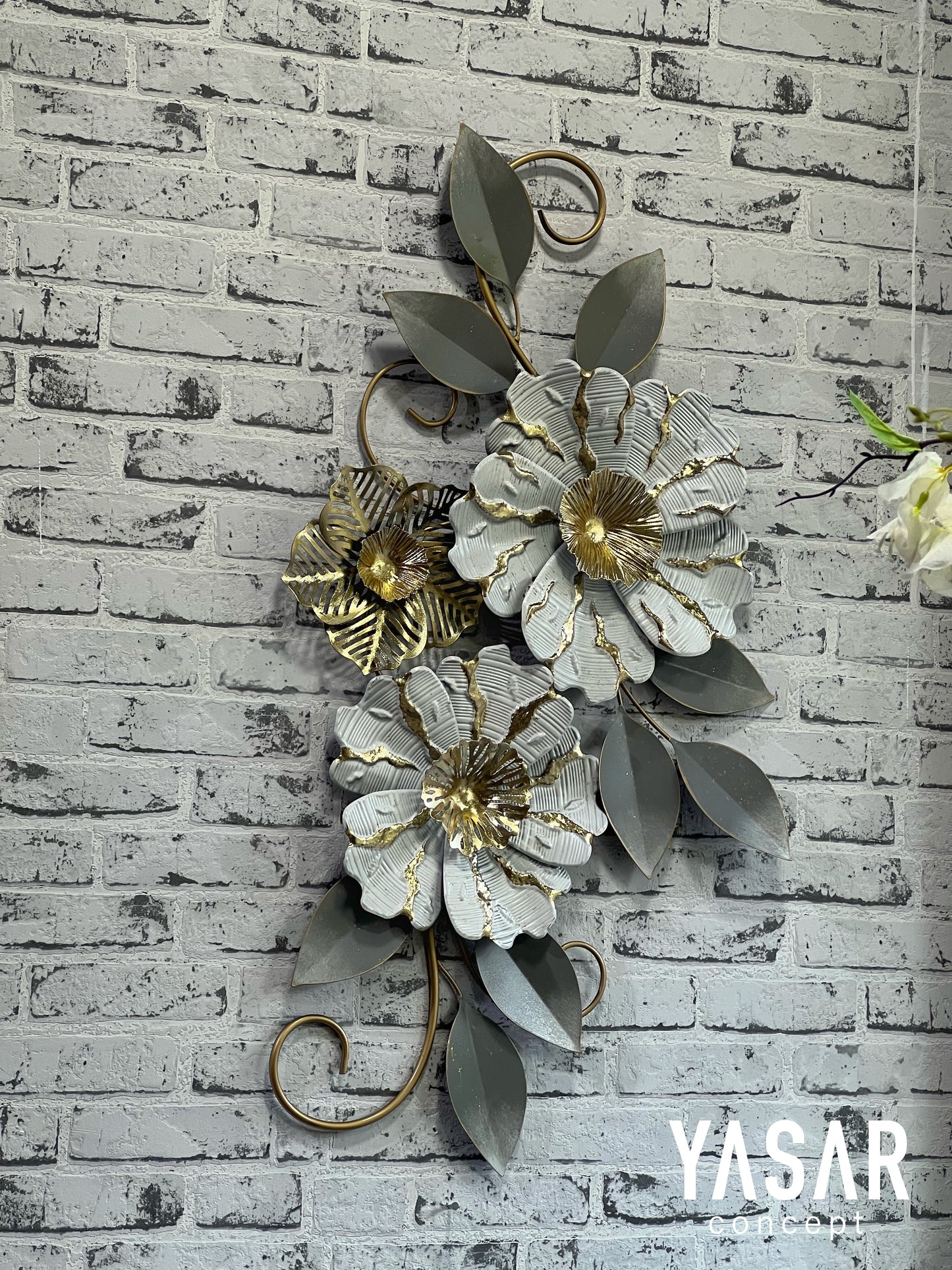 Rosveria Metal Duvar Panosu 50x87 Cm