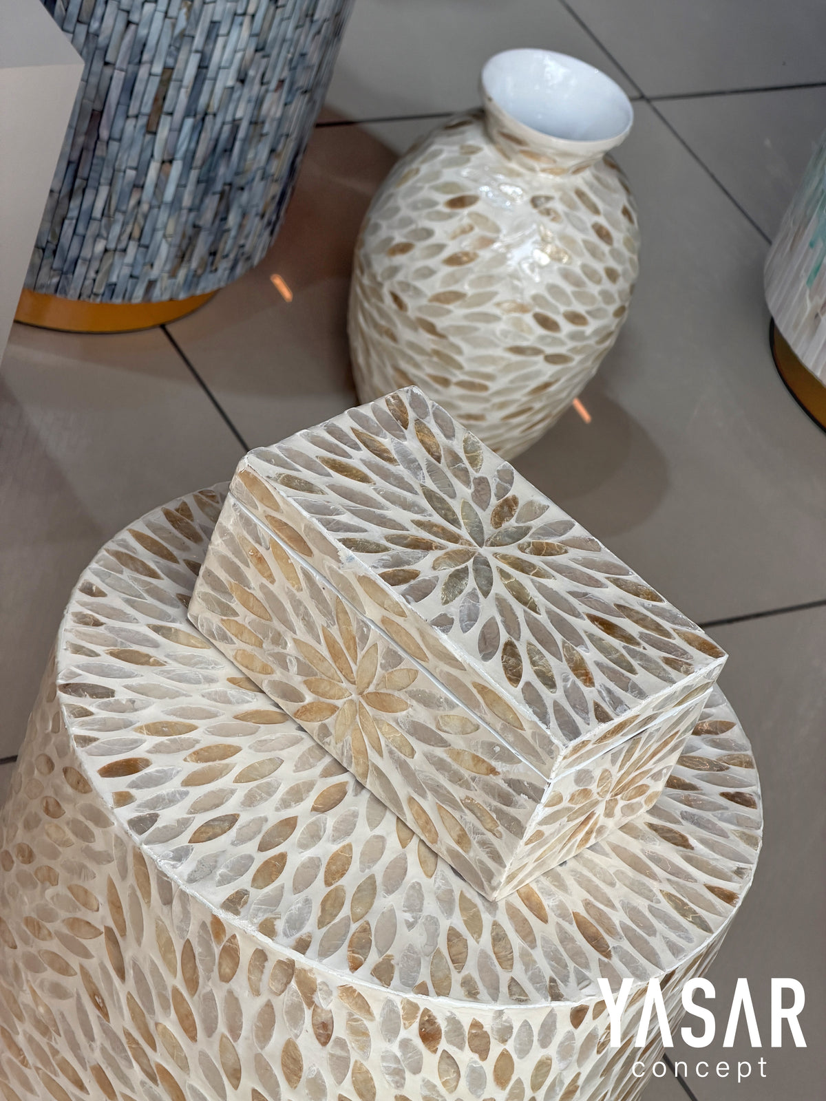 Pearl Sedef Kaplama Kutu