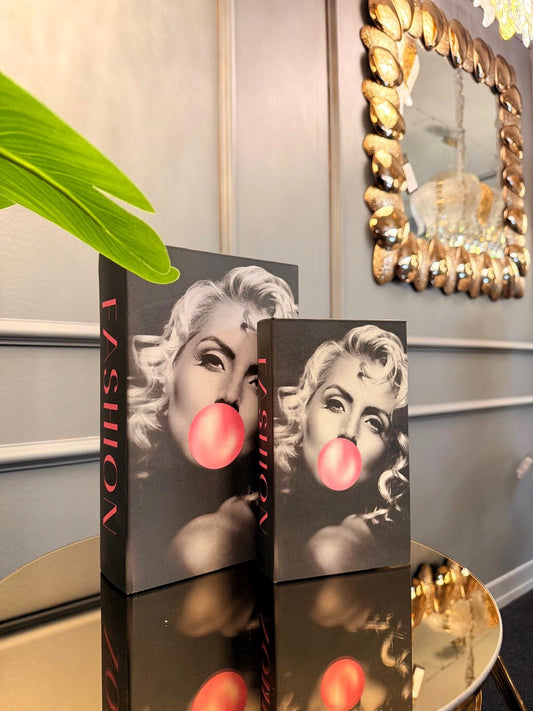 2'Li Woman Dekoratif Kitap Kutu