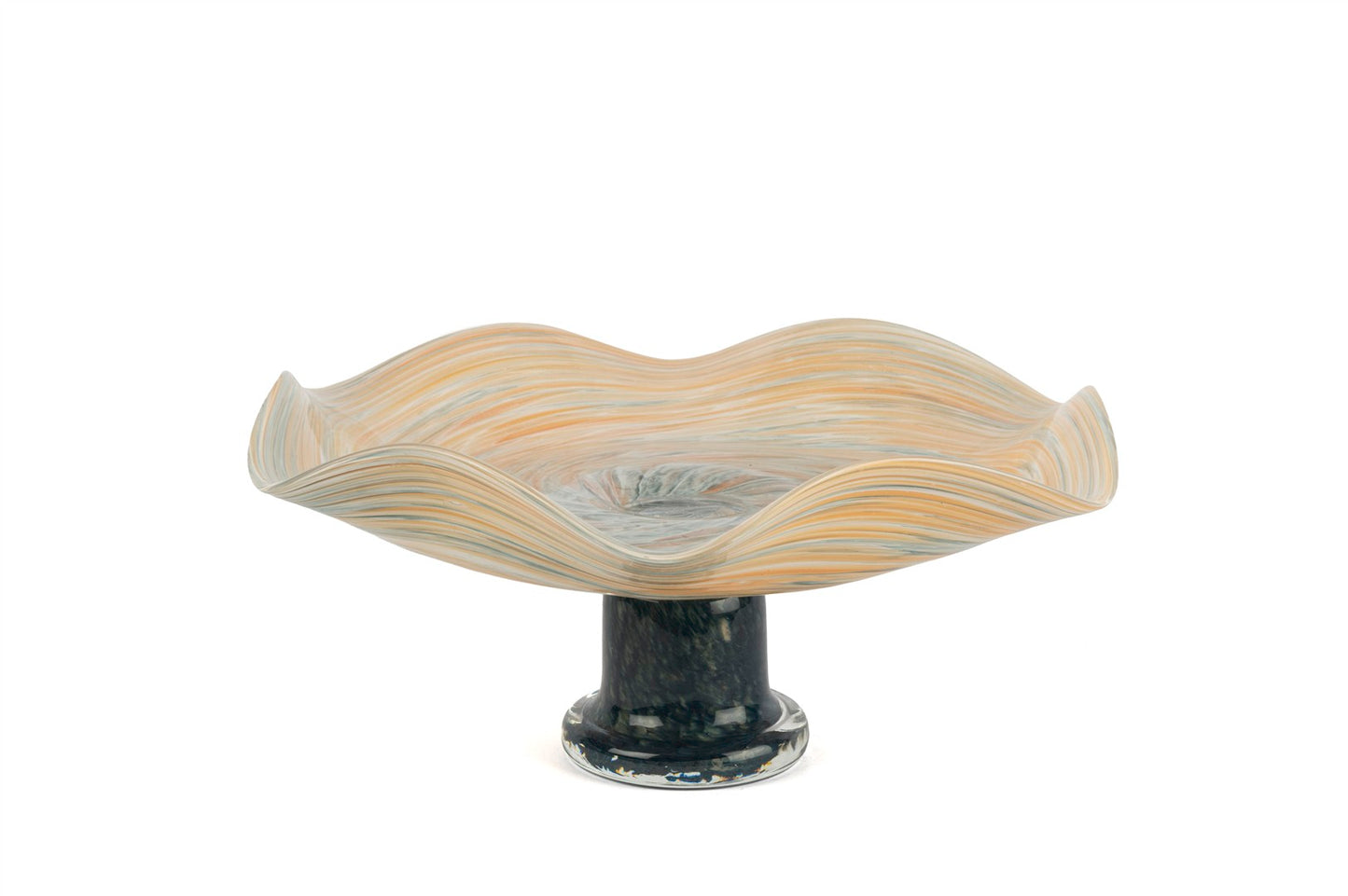 Nomad Ayaklı Dekoratif Cam Tabak