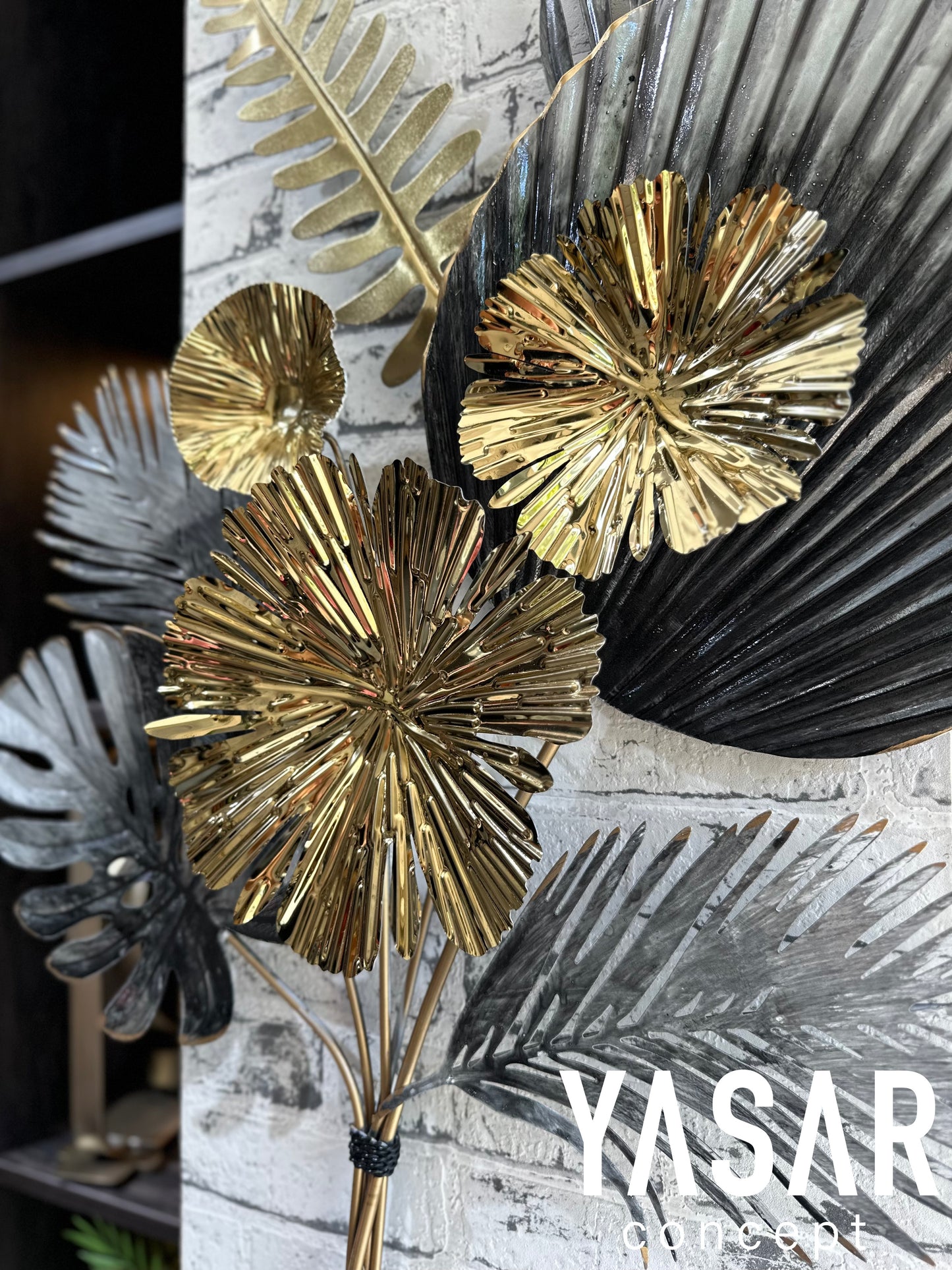 Palmora Metal Duvar Panosu 53x88 Cm