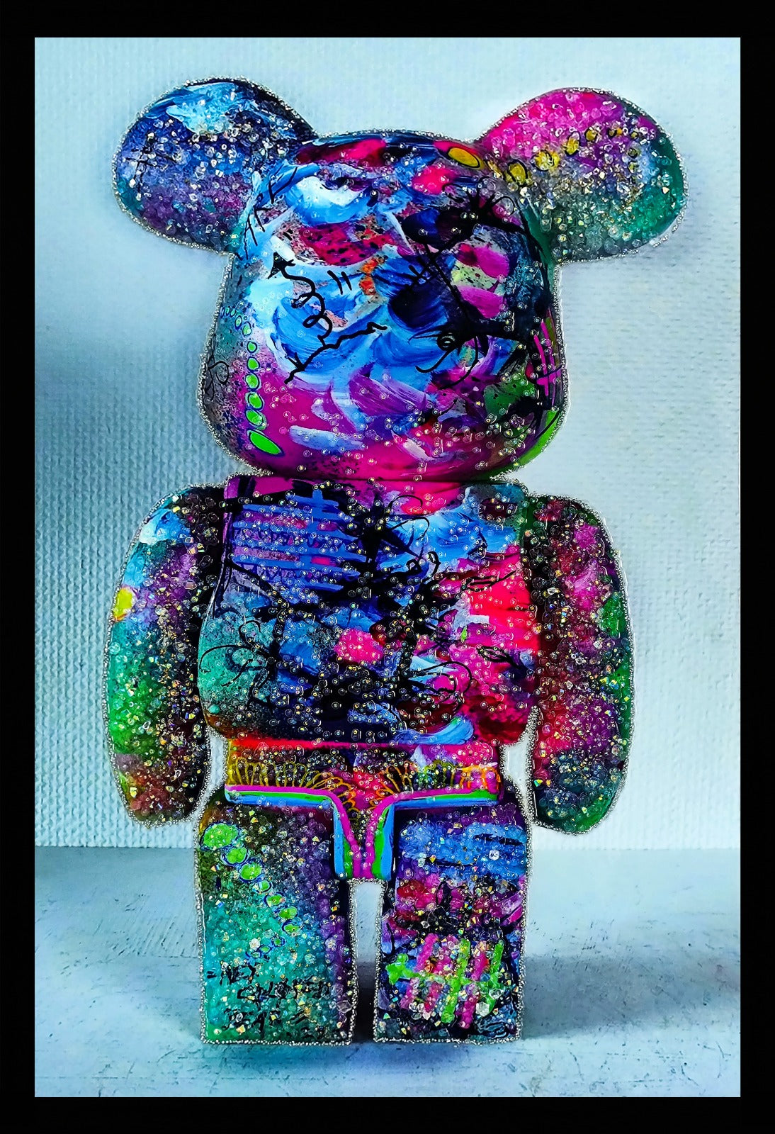 Pop Art Bearbrick Reçine Tablo