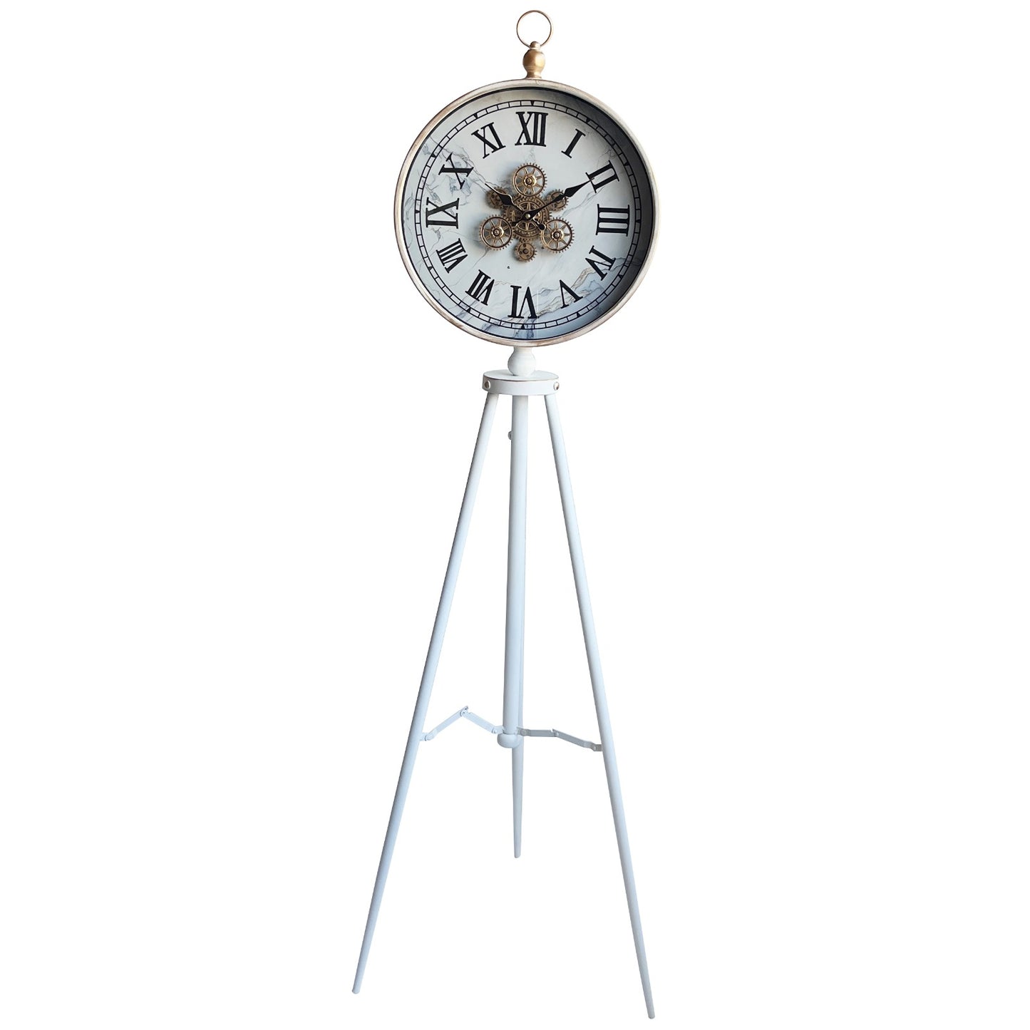 Marguina Metal Çarklı Tripod Ayaklı Saat 48x156 Cm