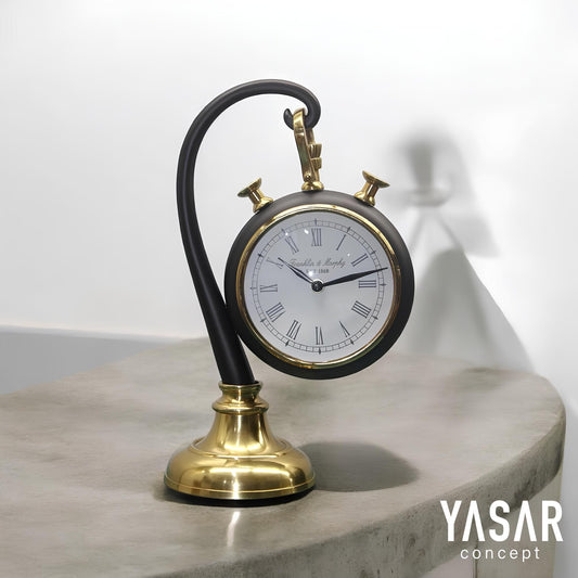 Auric Pirinç Masa Üstü Saat