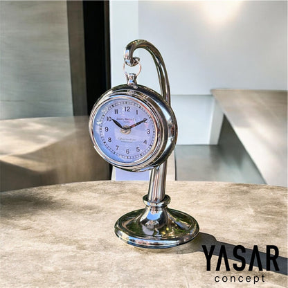 Castime Masa Saati Gümüş
