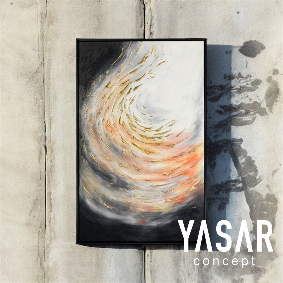 Radiant Vortex El Yapımı Tablo