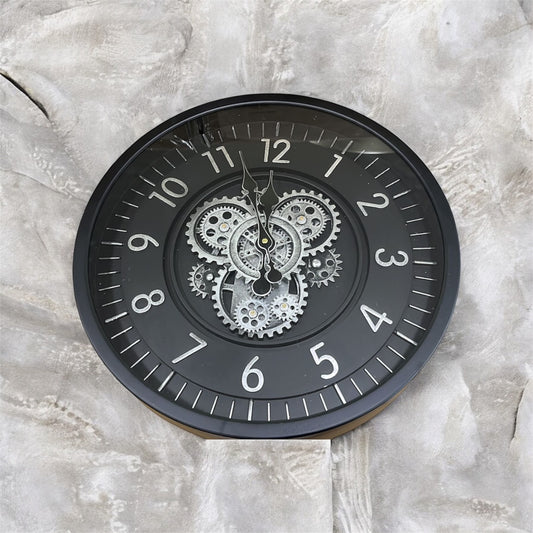 Noctogear Metal Çarklı Duvar Saati 46 Cm