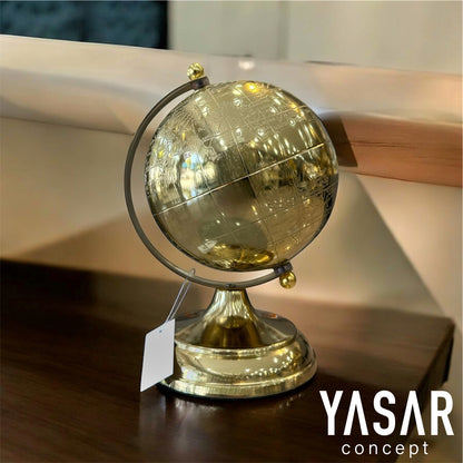 Ferroterra Dünya Küre 12x23 Cm Gold