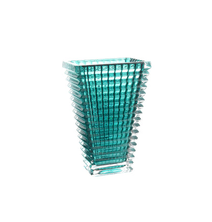 Prisme Kristal Cam Vazo Turkuaz